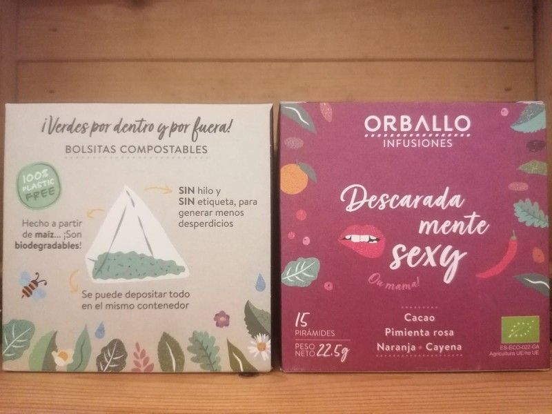 Infusión ecológica de Cacao, pimienta rosa, Naranja y Cayena