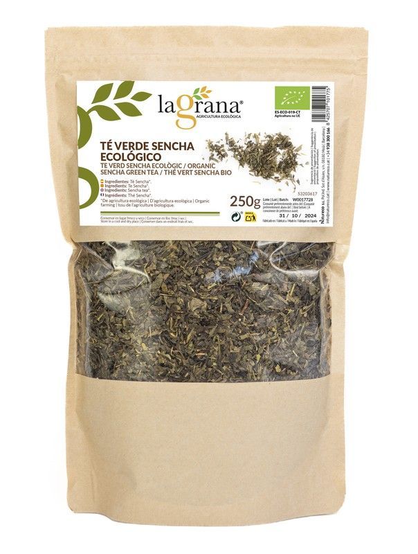 Infusión Te Verde Sencha Ecológico Bio 250Grs La Grana