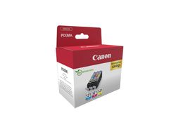 Ink-jet canon pixma cli-521 multipack de 3 unidades amarillo/cian/magenta 500 paginas