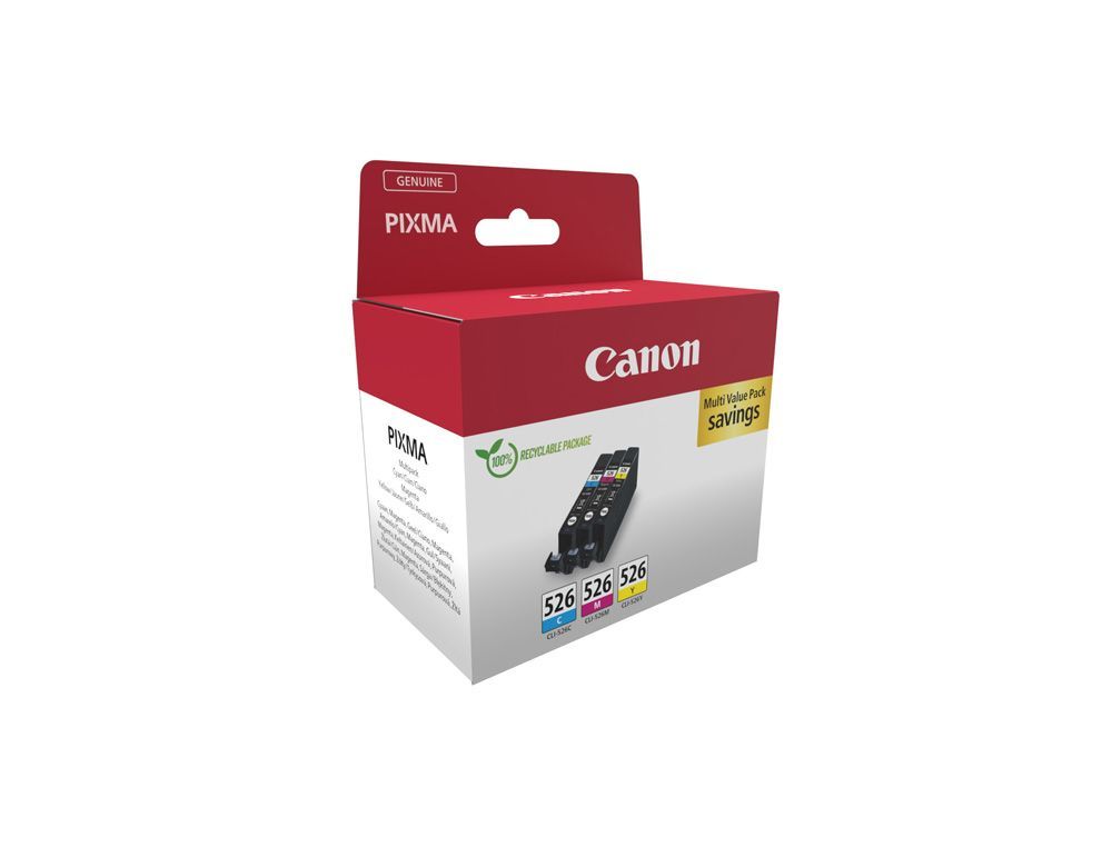 Ink-jet canon pixma cli-526 multipack 3 unidades amarillo/cian/magenta