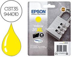 Ink-jet epson 35xl t3594 pro wf-4720dwf / 4725dwf / 4730dtwf / 4740dtwf amarillo alta capacidad 1900 paginas