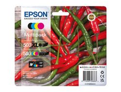 Ink-jet epson 503 multipack 4 colores negro/amarillo/cian/magenta
