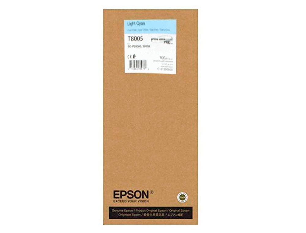 Ink-jet epson singlepack light cian t800500 ultrachrome pro 700ml
