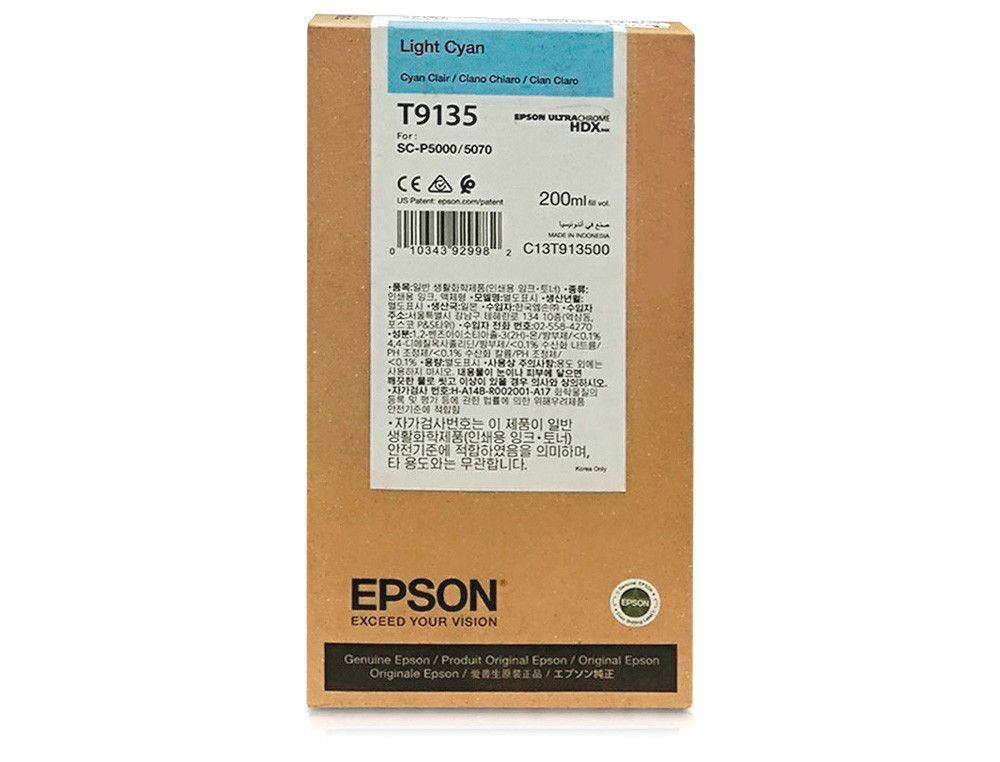 Ink-jet epson t9135 light cian ink 200ml