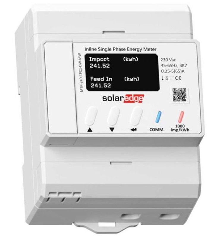Inline Meter SolarEdge Home MTR-240-1PC1-DW-MW