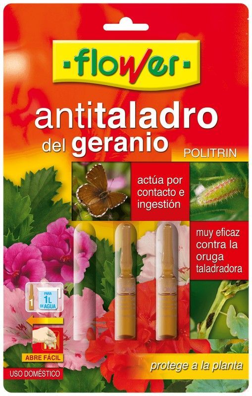 Insecticida Anti Taladro Geranio monodosis de flower