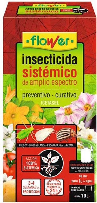 Insecticida sistémico Amplio espectro Flower 100 ml