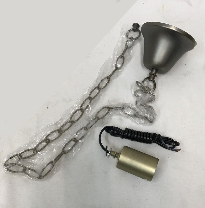 Instalación de techo con cadena 1 luz