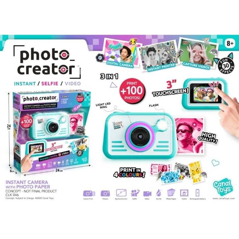 INSTANT CAMERA PAPEL FOTO DE COLOR