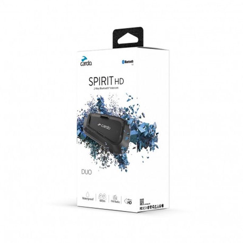 Intercomunicador cardo spirit hd duo  (moto-moto-copiloto)