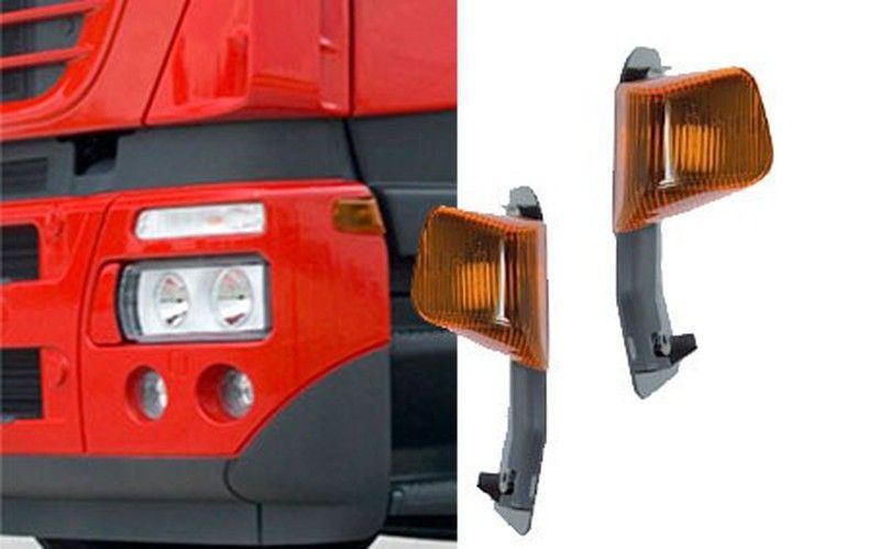 Intermitente ámbar lateral 3 agujeros Iveco Stralis