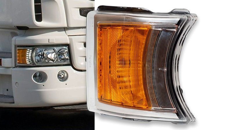 Intermitente delantero Led & bombilla Scania Serie P-R-T