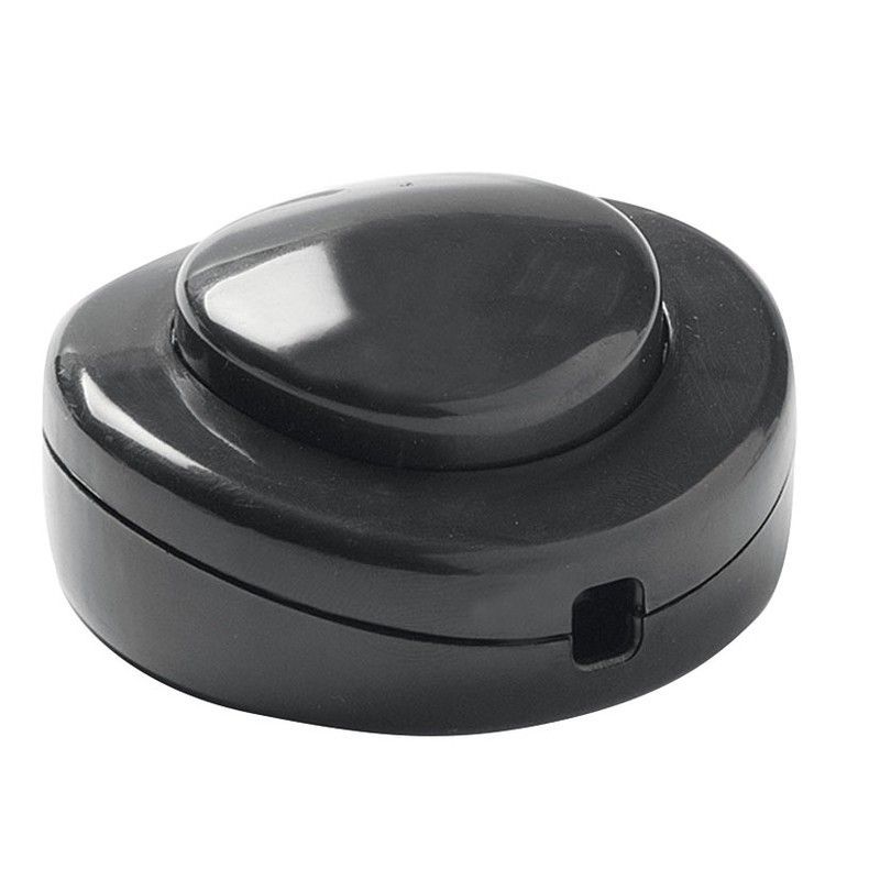 Interruptor De Pie 2a-250v  Negro Duolec