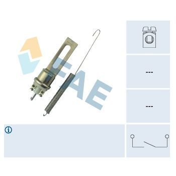 Interruptor Luz de STOP y pedal embrague.Conecta al tensar el muelle. F23060 FAE