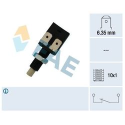 Interruptor Luz de STOP y pedal embrague,terminal faston  6,35mmm, rosca 10X1 F24081 FAE