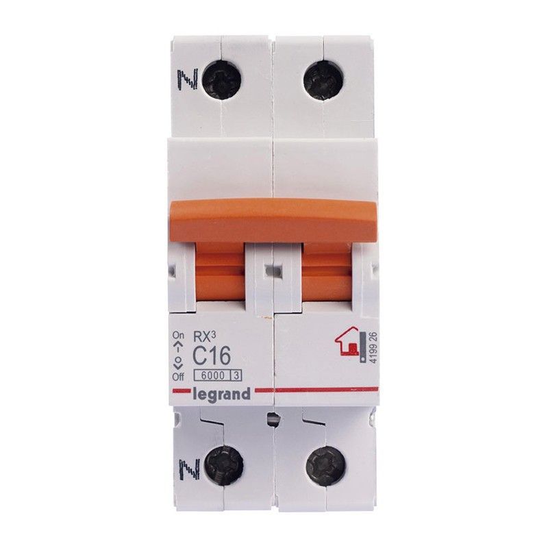 Interruptor magnetotérmico LEGRAND. Magnetotérmico 1P+N 10A