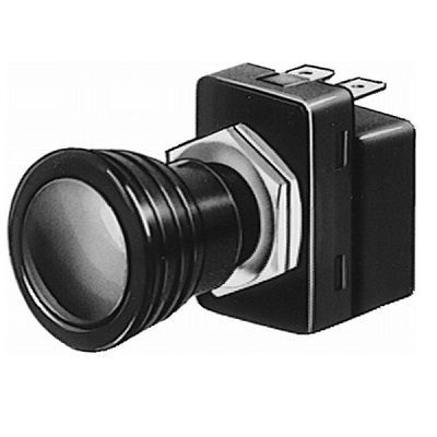 Interruptor - S05 - Accionamiento por cable - 12/24V - Número de conexiones: 3 - atornillado - Interruptor on/off - Halógena - Calibre Ø: 14.5mm - ilu 6ED 004 778-011 HELLA