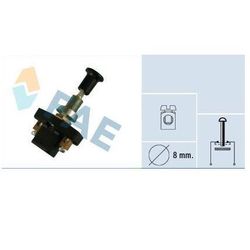 Interruptor Tirón, Negro, Con Tuerca Ø 8Mm F65040 FAE