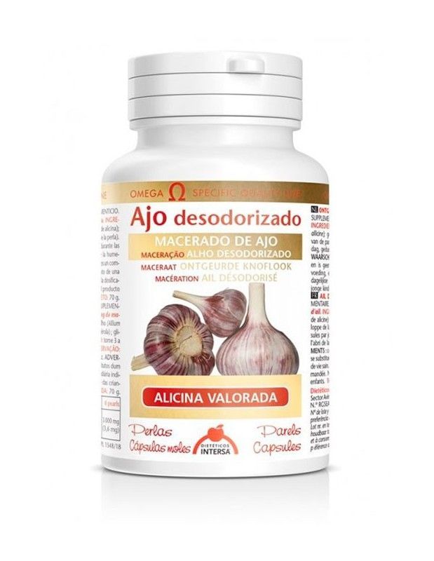 Intersa Ajo Desodorizado 100 Perlas Intersa
