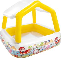 Intex 57470 Piscina Hinchable infantil con toldo 157 x 157 x 122