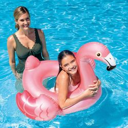 Intex Flamenco Rosa rueda hinchable