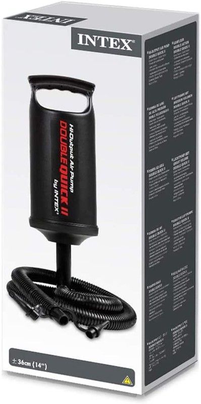 Intex - Hinchador de mano/pie de doble velocidad