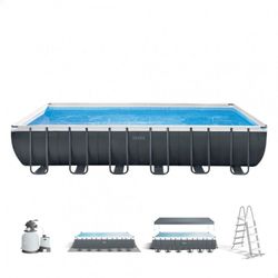 Intex Piscina Ultra XTR Frame 732 x 366 X 132 cm con depuradora de arena