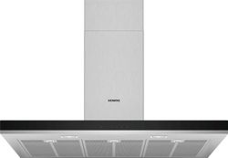 iQ300, Campana decorativa de pared, 90 cm, Acero inoxidable LC97BHM50