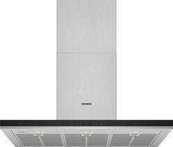 iQ700, Campana decorativa de pared, 90 cm, Acero inoxidable LC91BUR50