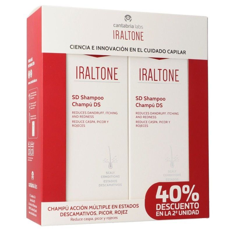Iraltone pack champú DS 200ml 40% 2ª unidad