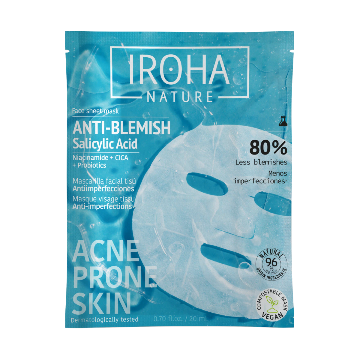 Iroha Nature Mascarilla Antiimperfecciones Ácido Salicílico