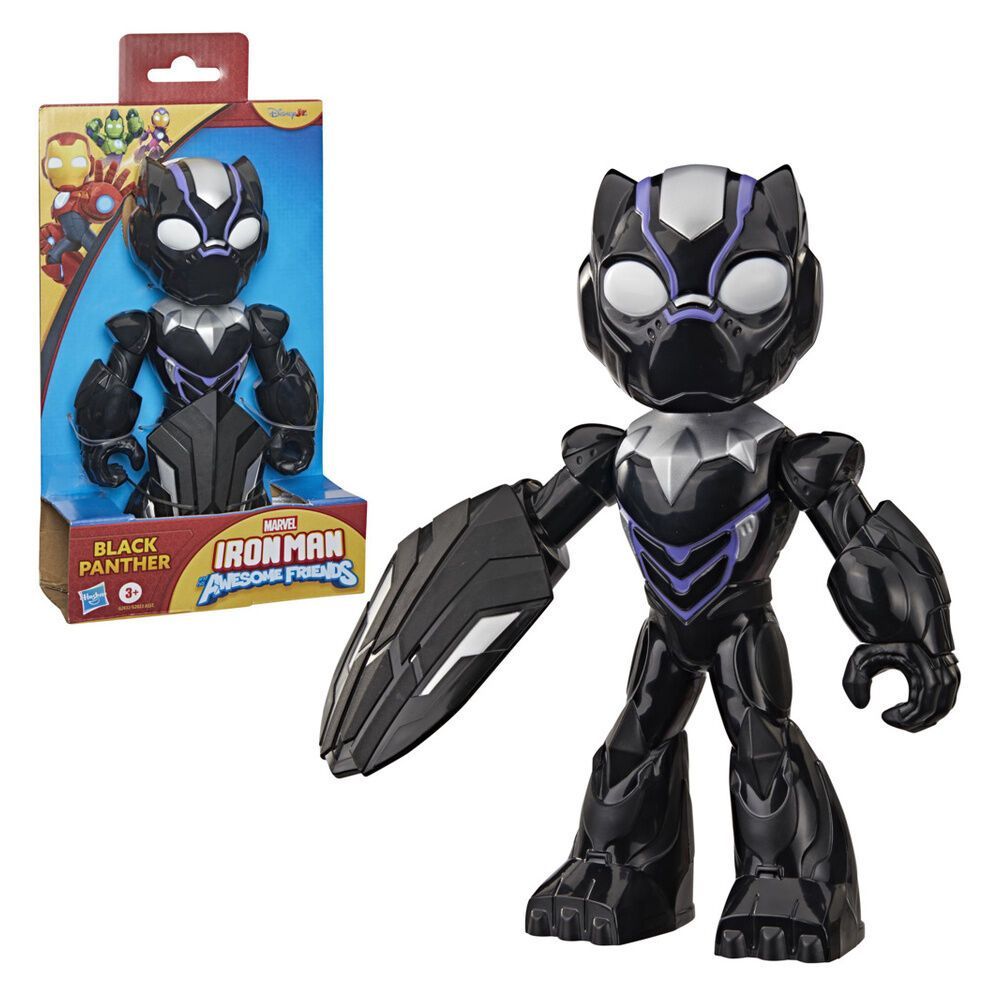 IRON MAN&HIS AWESONE FR. MEGA FIGURA BLACK PANTHER