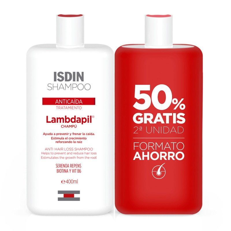 Isdin Lambdapil Champú Anticaída 400ml Duplo
