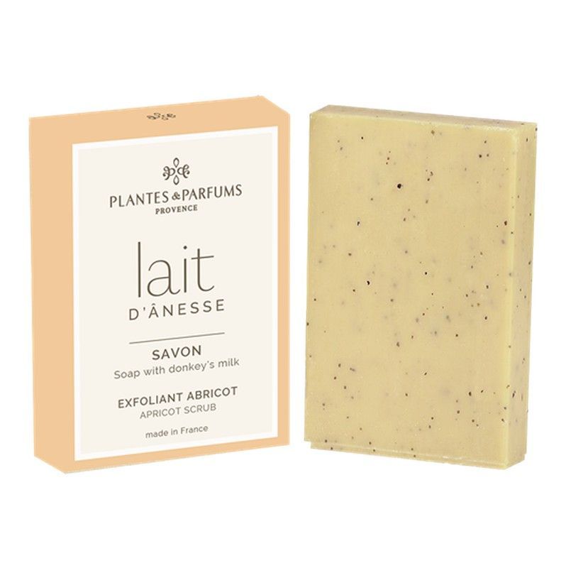 Jabon con Leche Burra Exfoliante Melocoton Plantes & Parfums