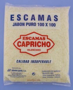 Jabon Escamas Puro 100% Bolsa 500 Gr