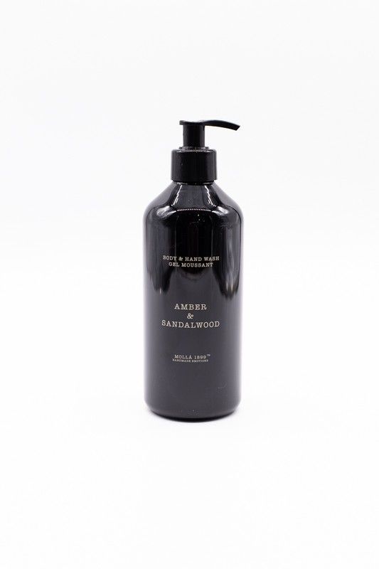 Jabón perfumado de 500ml Amber & Sandalwood. Boutique CERERIA MOLLA 1899
