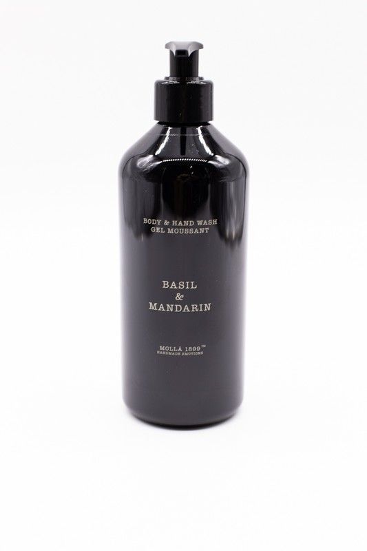 Jabón perfumado de 500ml Basil & Mandarin. Boutique CERERIA MOLLA 1899