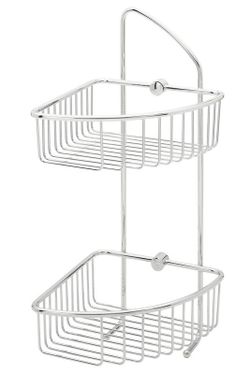 Jabonera de esquina doble + percha AC_65 PyP