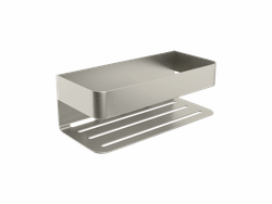 Jabonera Frontal Mayura Níquel Cepillado 9 cm x 25,6 cm x 11 cm Medimex