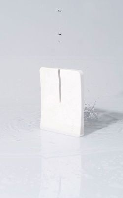 Jabonera mini blanca