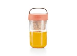 Jar to go lékue 400 ml coral