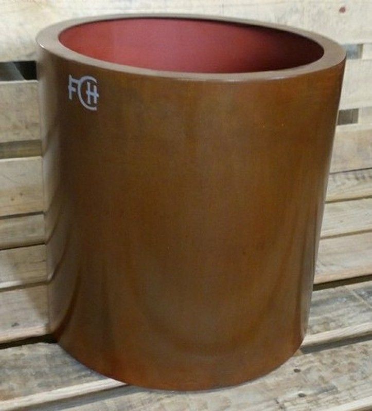 Jardinera acero corten circular