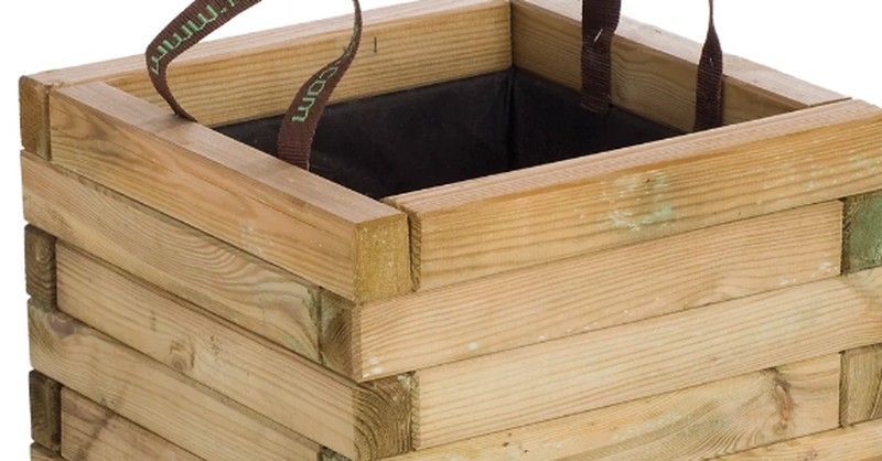 Jardinera Baroque cuadrada 40X40X33 Forest Style