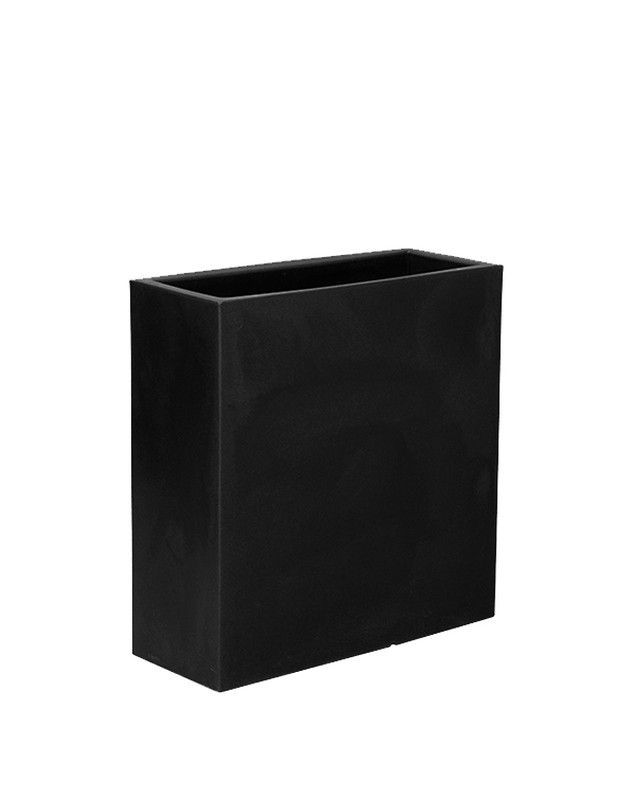 Jardinera Junco 80 x 32 x 80 color negro New Garden