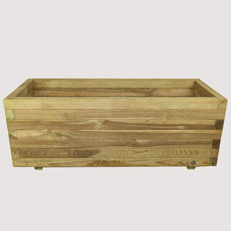 Jardinera madera rectangular 30