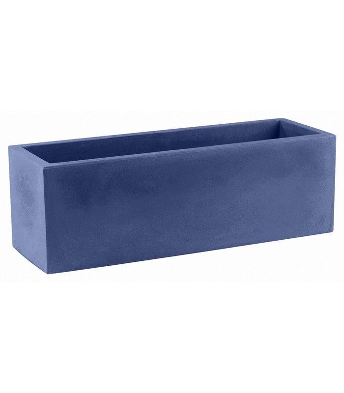 Jardinera rectangular 80x30x30 de resina By Studio Vondom