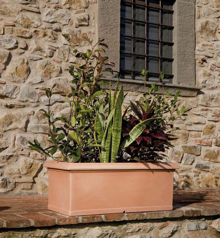 Jardinera rectangular Cassetta Liscia