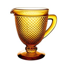 Jarra de vidrio en ámbar, Ø 20,2 x 20,5 cm | Bicos