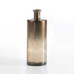 Jarrón de Cristal Cobre, Ø15x40cm