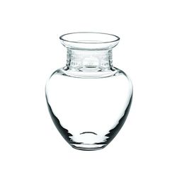Jarrón M de cristal transparente, Ø 15,1 x 20 cm | Ivory